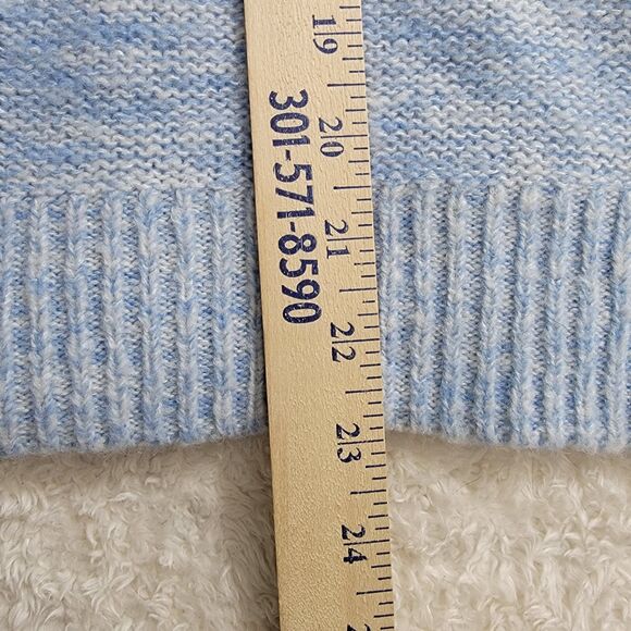 Lilly Pulitzer Elannie Sweater Blue Grotto Marled Ombre Stripe Sz L‎ Long Sleeve - Picture 11 of 14